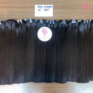 Bone straight human hair weft natural color of Vin Hair Factory 2
