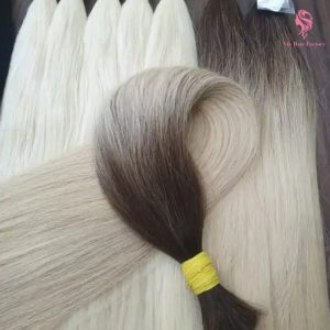 Bulk Straight Hair Ombre Color 1