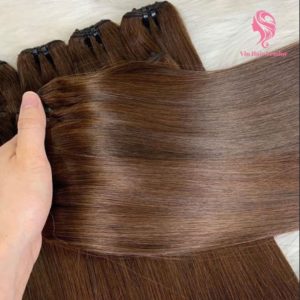 High quality Vietnamese Bone Straigh Colored Hair Weft