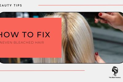 4 tips on how to fix uneven bleached hair