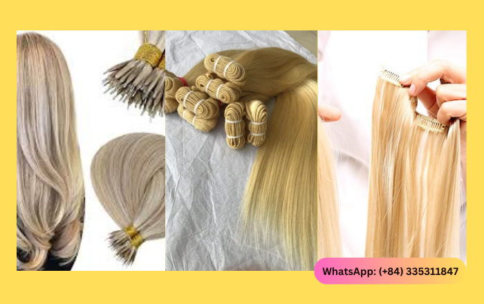 Some types of hair extensions for bleached hair